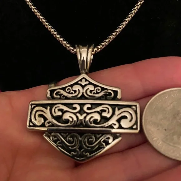 Silver HD Pendant Necklace - Picture 9 of 13